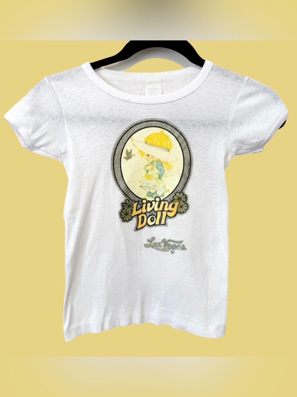 70s vintage living doll graphic baby tee